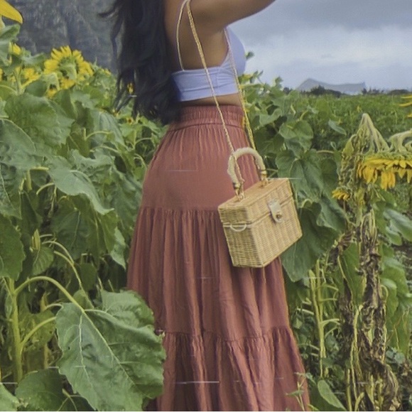 SOLD (not available) Wicker/Straw Purse - Picture 6 of 6